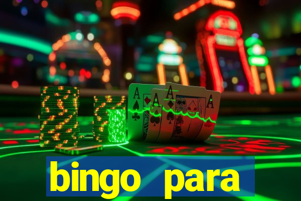 bingo para despedida de solteira para imprimir